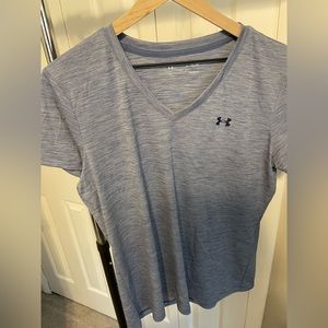 Woman’s Under Armor Vneck Athletic Tee